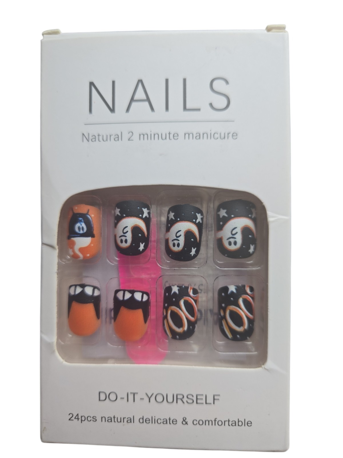 Uñas Postizas Decoradas Facil De Poner/ Decorated false nails—easy to apply