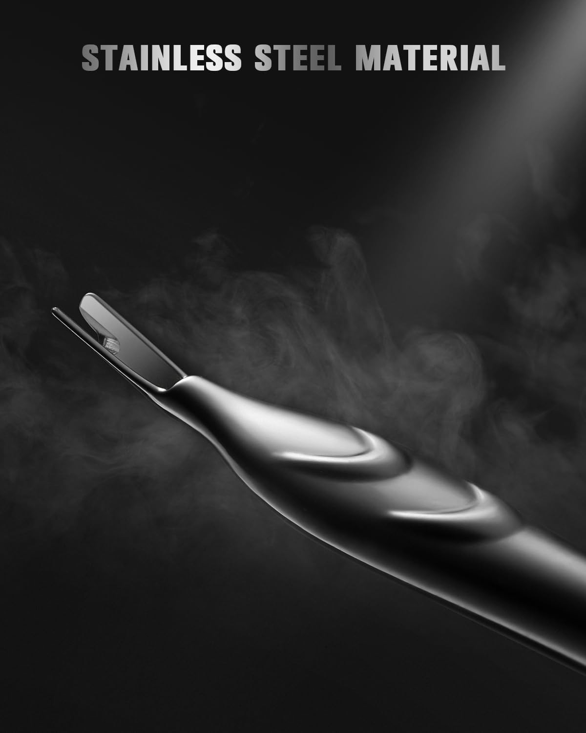 Cuticle Pusher with Fork, 2-in-1 Cuticle Trimmer Nail Care Tool,