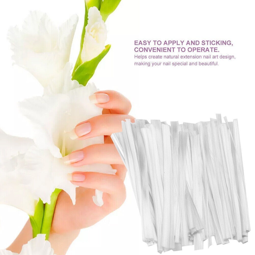 50pcs Nail Extension Fiberglass Manicure Extend Form Acrylic Tips