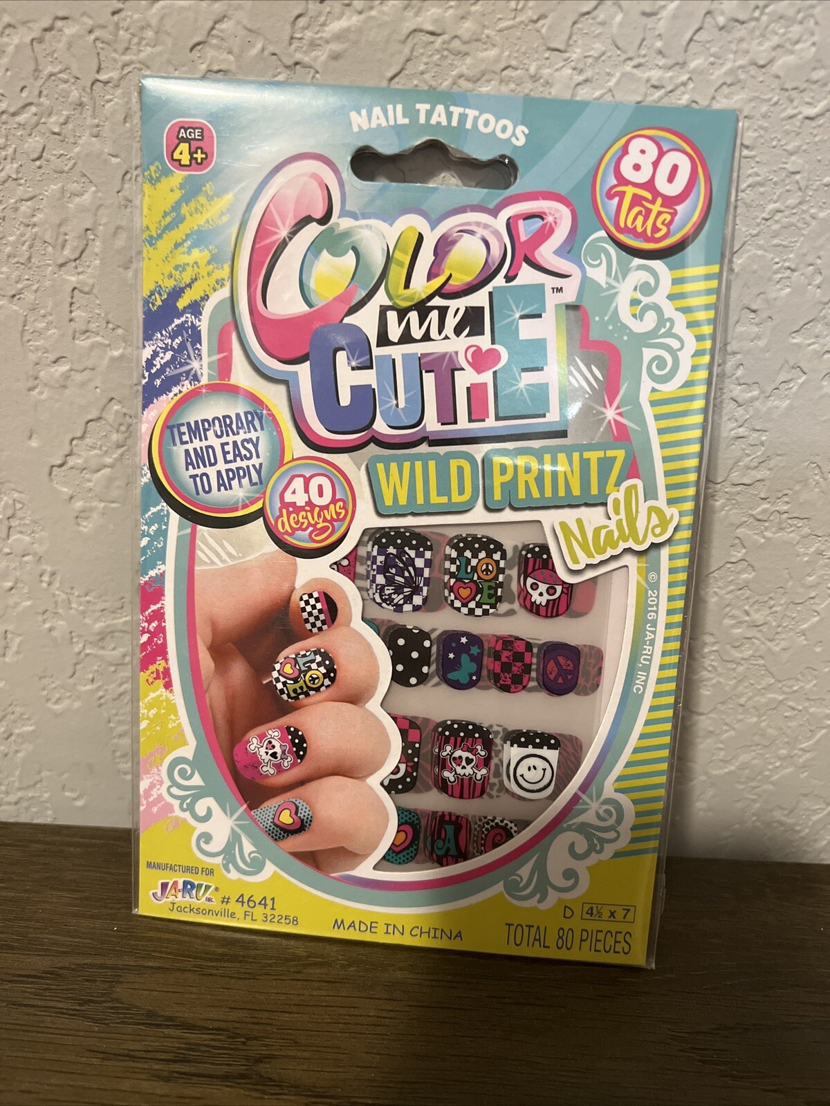 Color Me Cutie Dress-Up Nail Tattoo Wild Printz