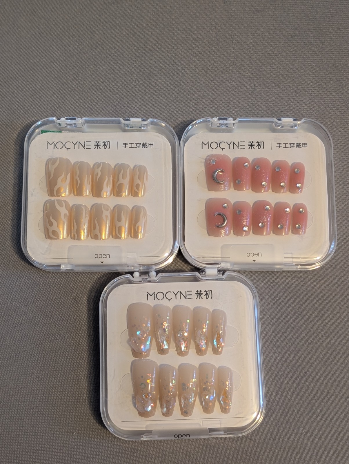 5 mixed sets MOCYNE press on nails New K-Beauty $3 shipping