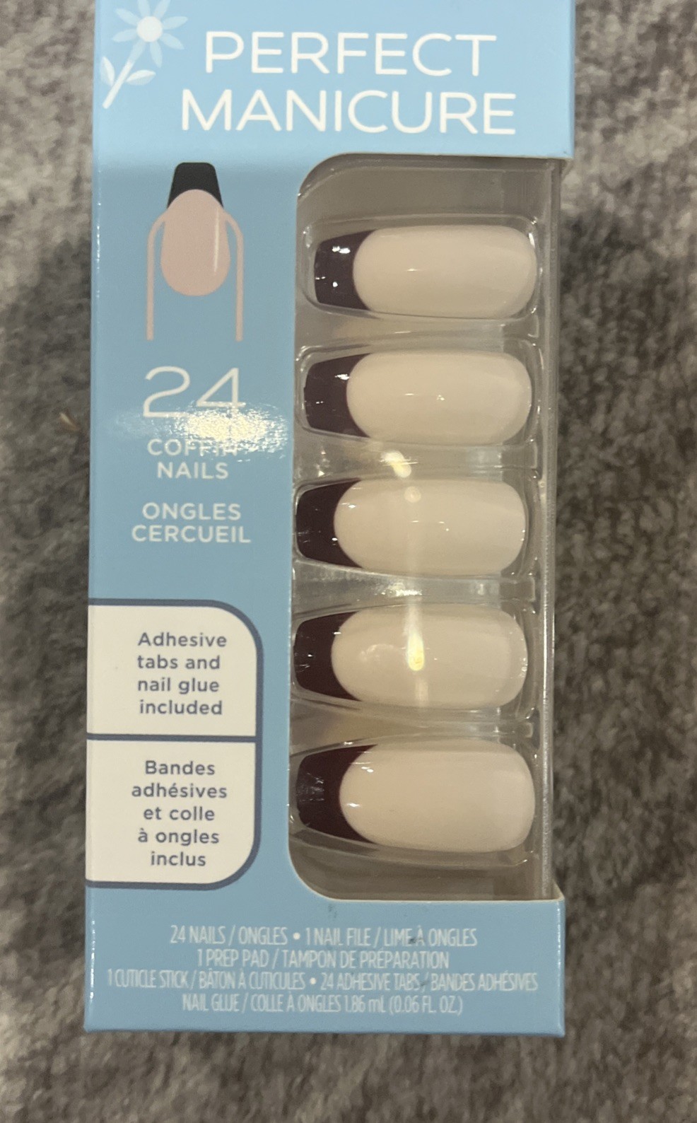 Sally Hansen Salon Effects Perfect Manicure x Hershey Kisses Coffin Nail 6 Pack