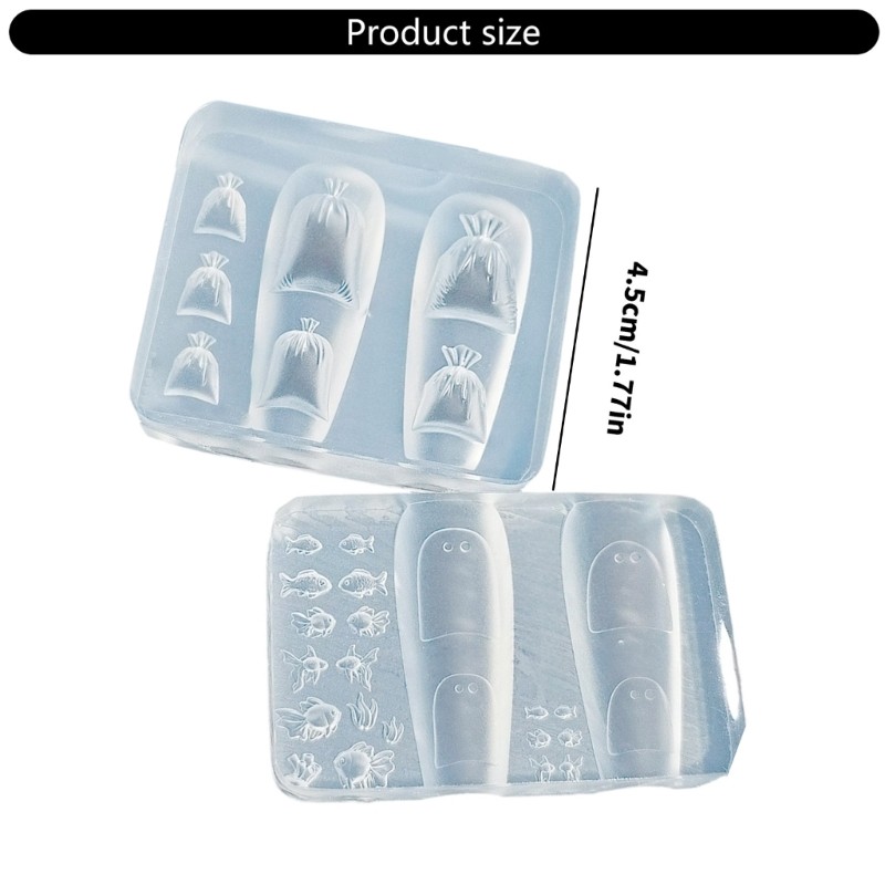 Goldfish Series Small Accessories Crafting Molds Present for Beauty Enthusiasts
