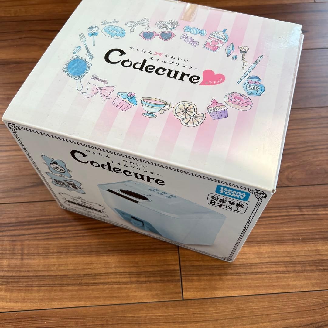Takara Tomy Nail Printer Codecure cosmetic machine pink color 120 designe SE1685