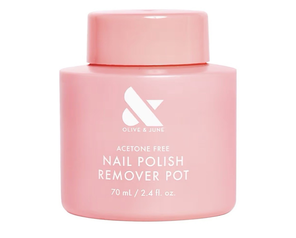 Olive & June Acetone Free Nail Polish Remover Pot 2.4 FL OZ