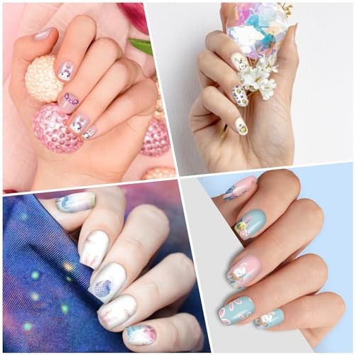 12 Sheets Easter Nail Wraps Full Stickers Nail Polish 12 Sheets, Easter