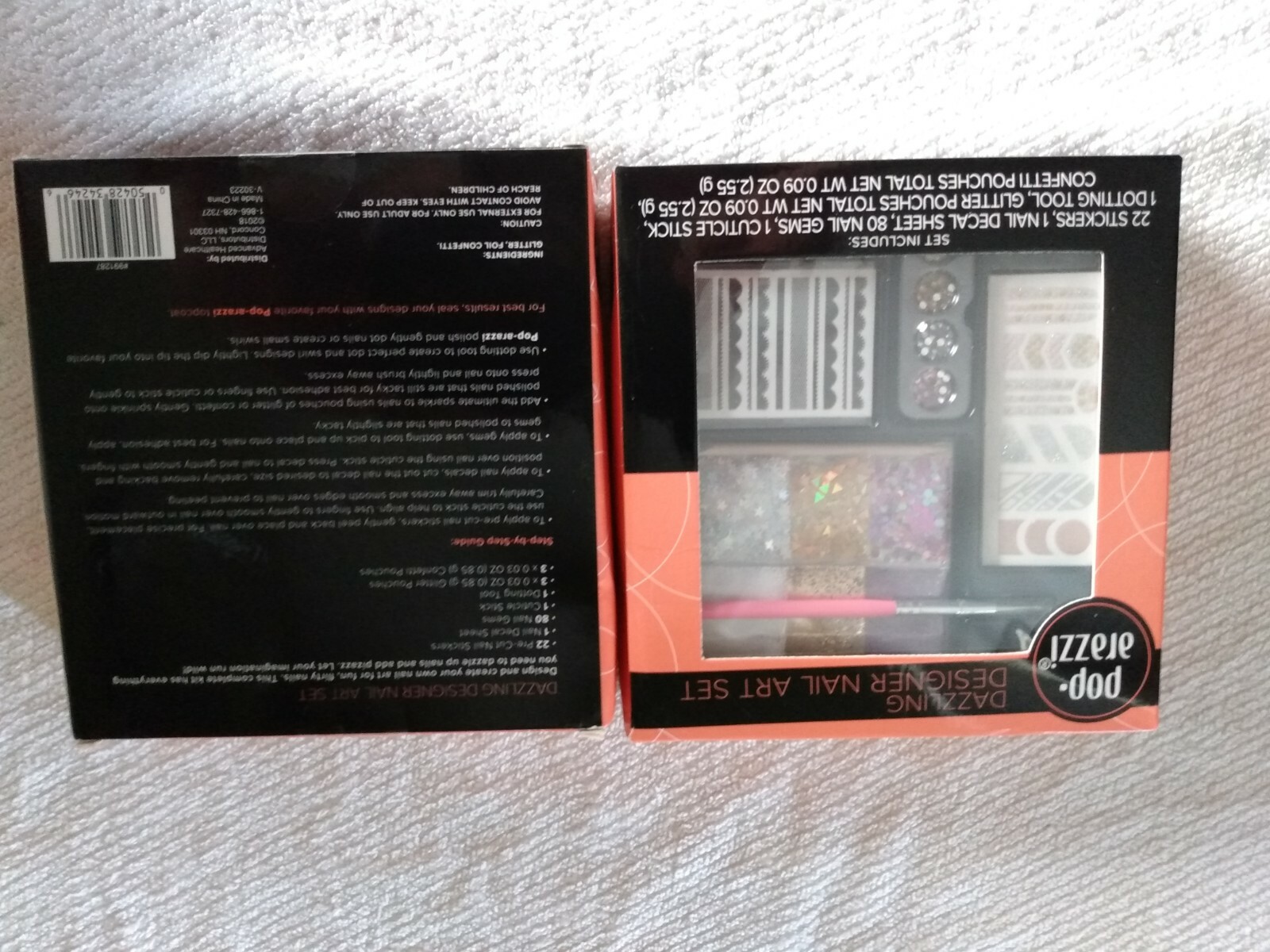 2 Dazzling Designer Nail Art Set Pop-arazzi New