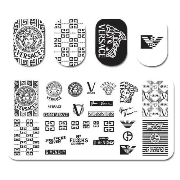 High- Quality Durable Stainless Steel Fashion Luxe Nail Stamping Plate