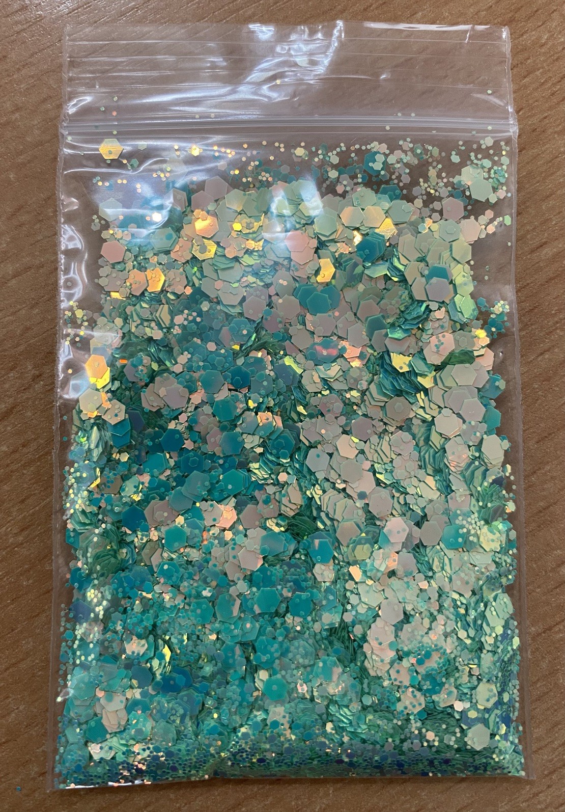 PREMIUM CHUNKY GLITTER MIX – 5g Bag | Iridescent Holographic & Colour Changing