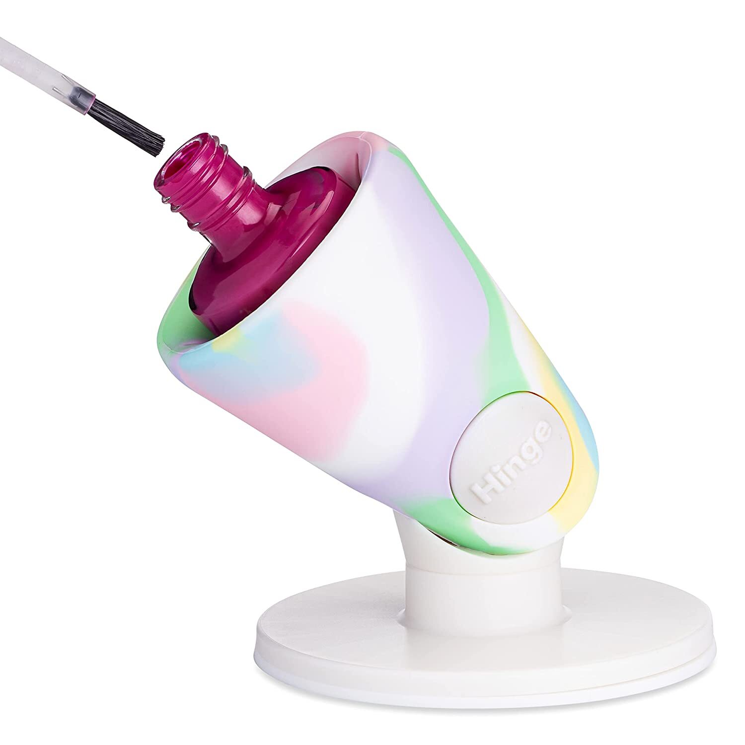 Tweexy Hinge Untippable Nail Polish Holder, Fingernail Painting Tools
