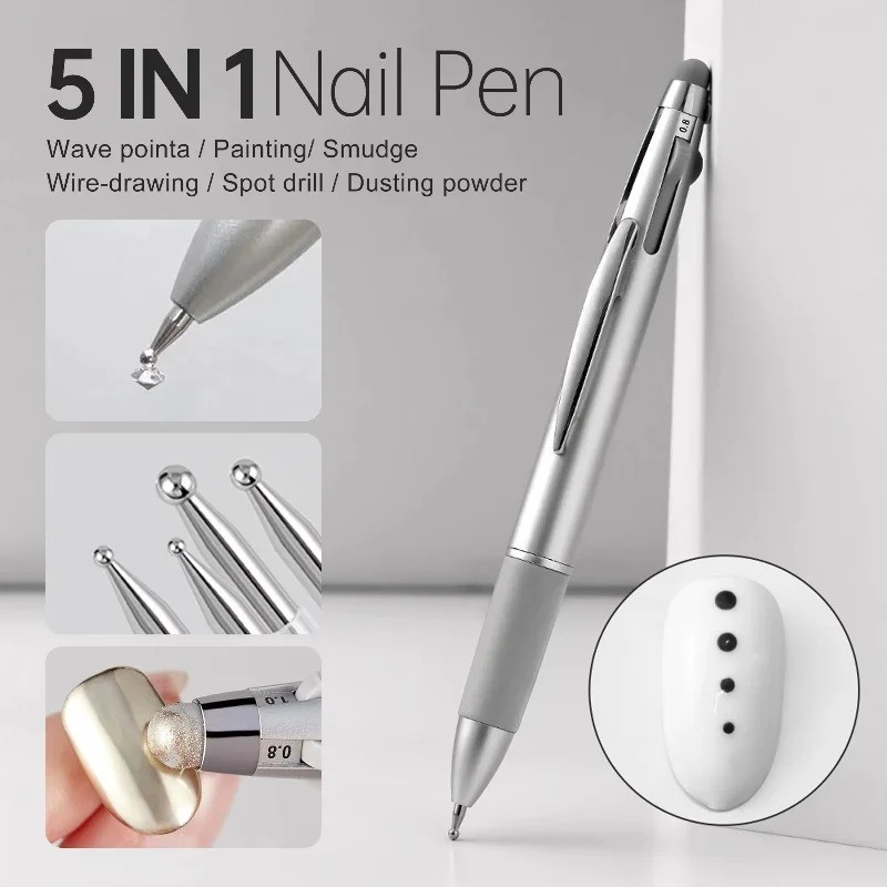 5-in-1 Nail Dotting Pen Tool