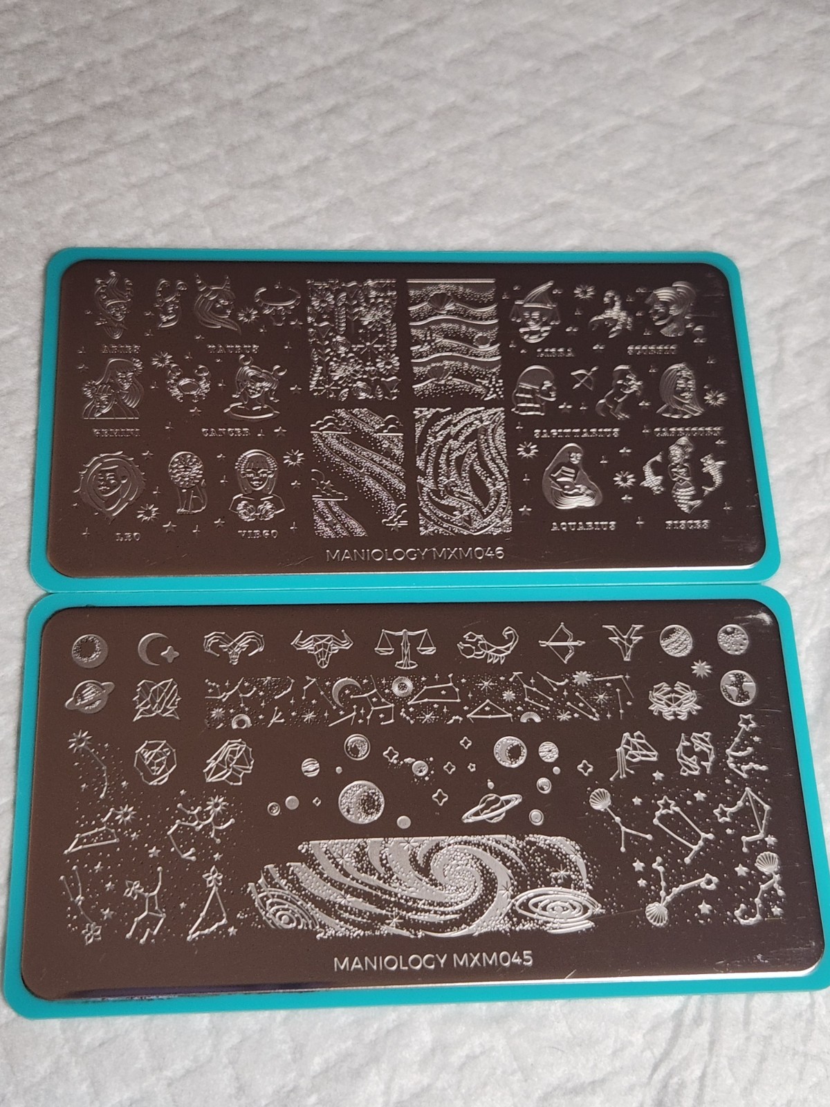 Maniology MXM045 & MXM046 Astrology Nail Stamping Plates