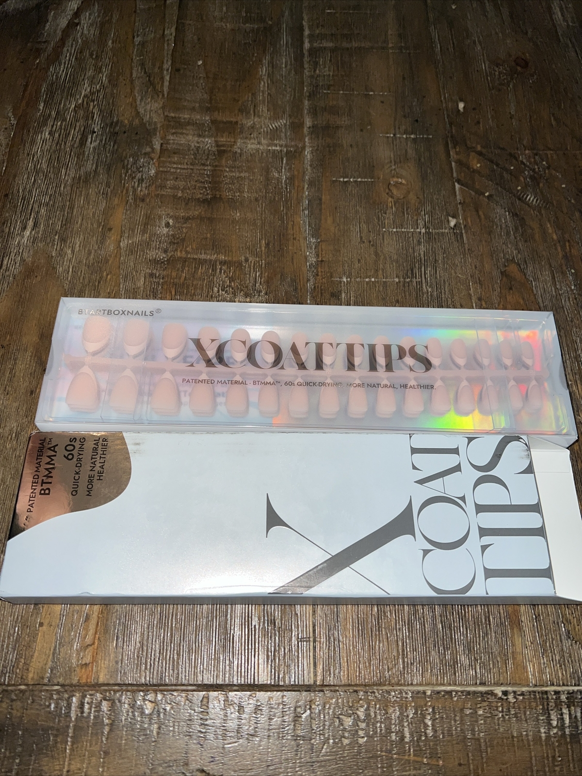 BTArtboxnails XCOATTIPS French Gel Nails Modern French Tip Press On Nails 160pc