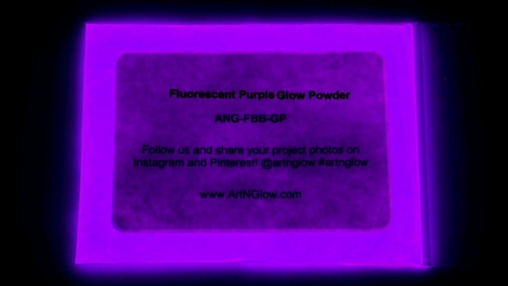 Long-Lasting Glow in The Dark Powder – 60g Fluorescent Purple for Creative Arts