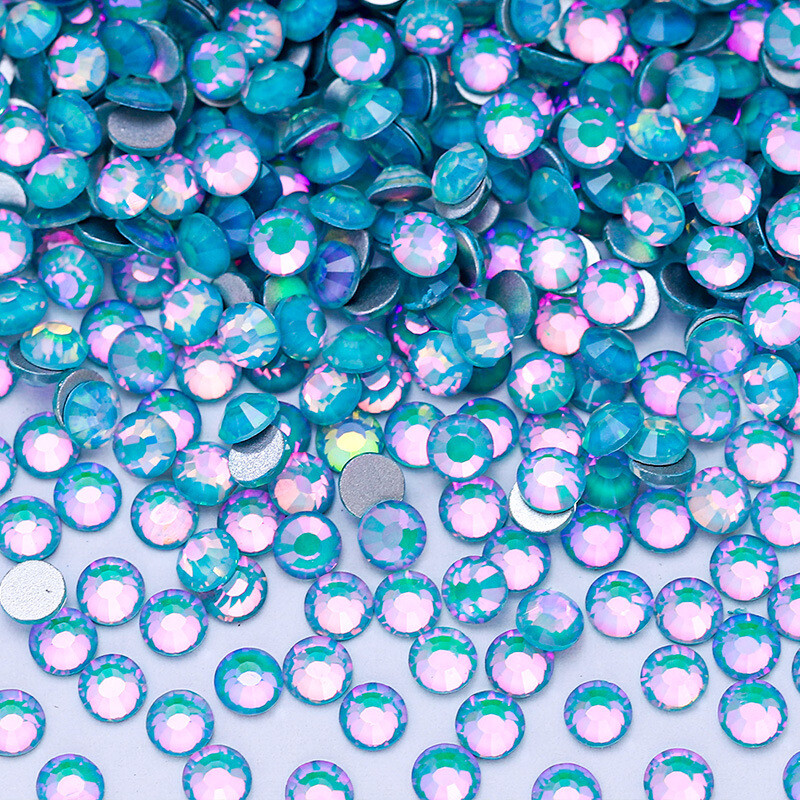 1440pcs Phantom opal Flat Back Rhinestone Glass Diamond DIY Crafts Nail Art Gems