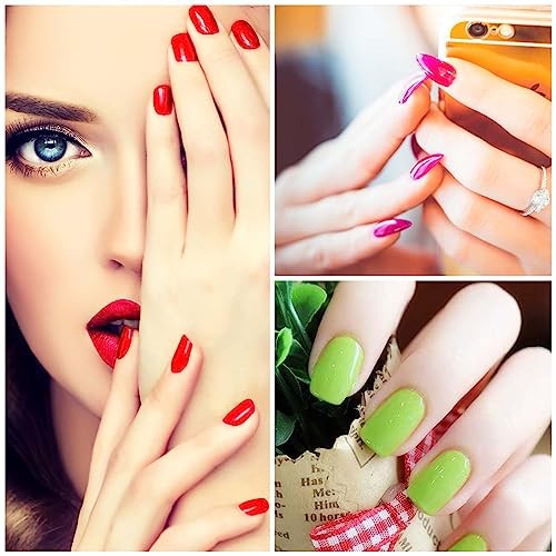 16 Sheets Fluorescence Nail Wraps for Women Self Adhesive Fluorescence Color