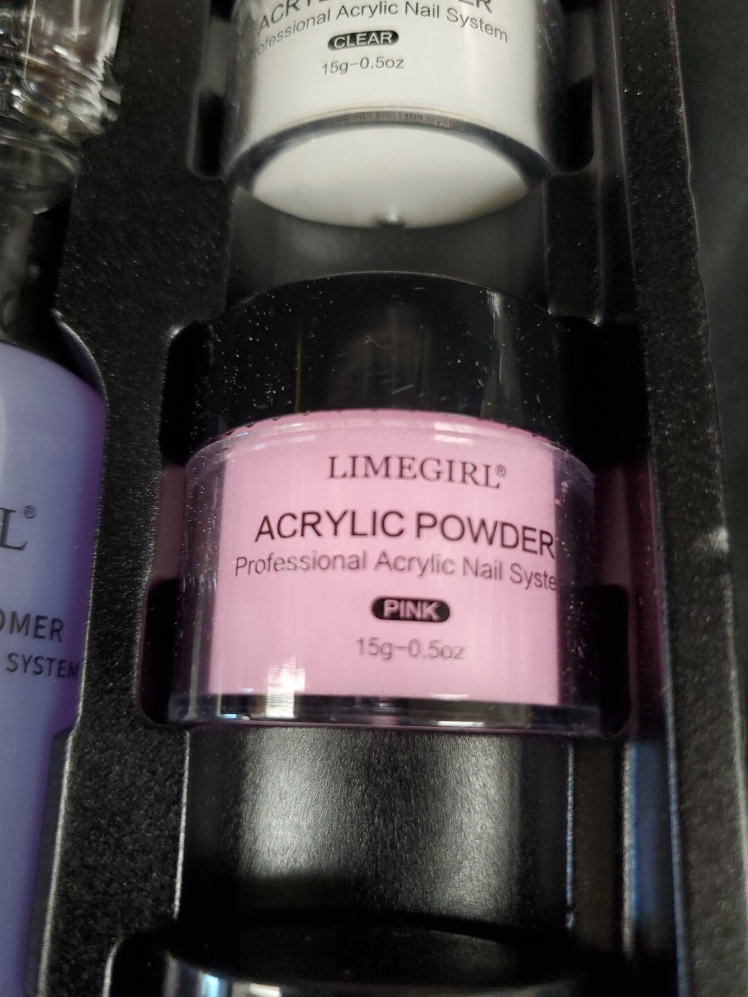 LIMEGIRL Acrylic Nail System A02 Professional 7pcs Kit NEW Sealed