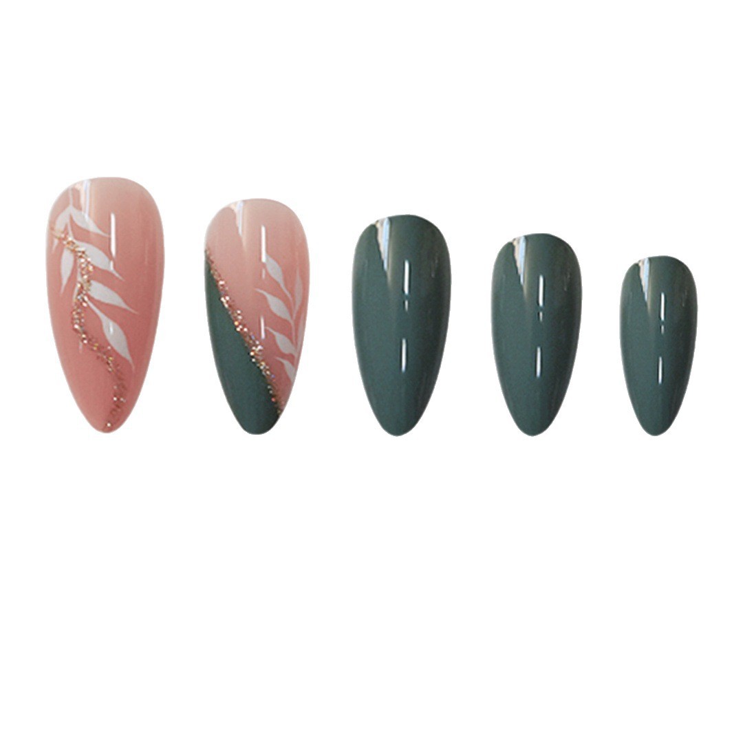 Elegant Gray Metallic Line Nail Patches Simple Stylish Nail Art Wholesale