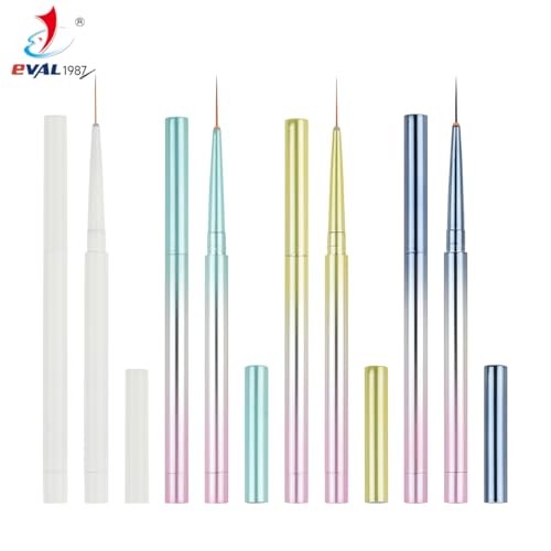 Nail Art Liner Brushes, adjustable liner brushes for nails,nail Yellow-Pink