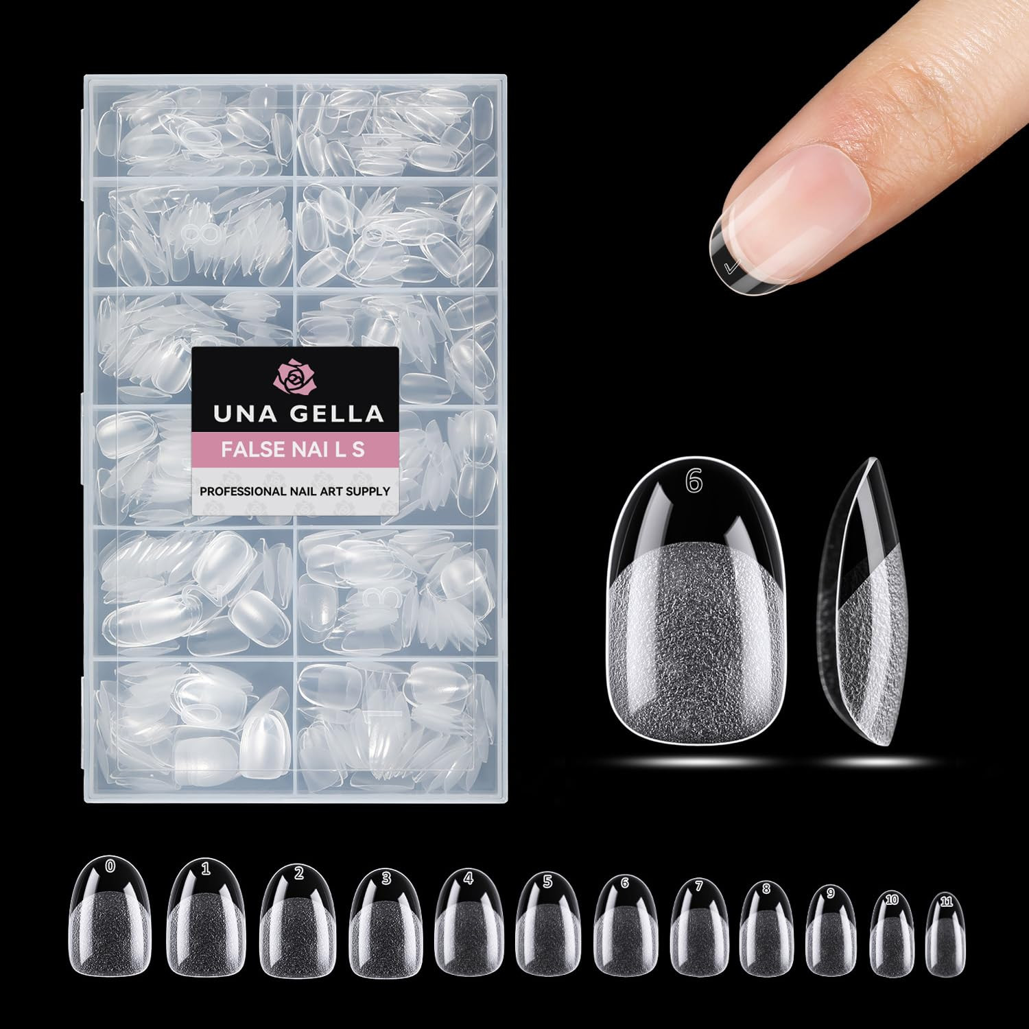 Toe Nail Tips 312 Pcs Square round Full Cover Fake Toe Nails Press on Clear 15 S