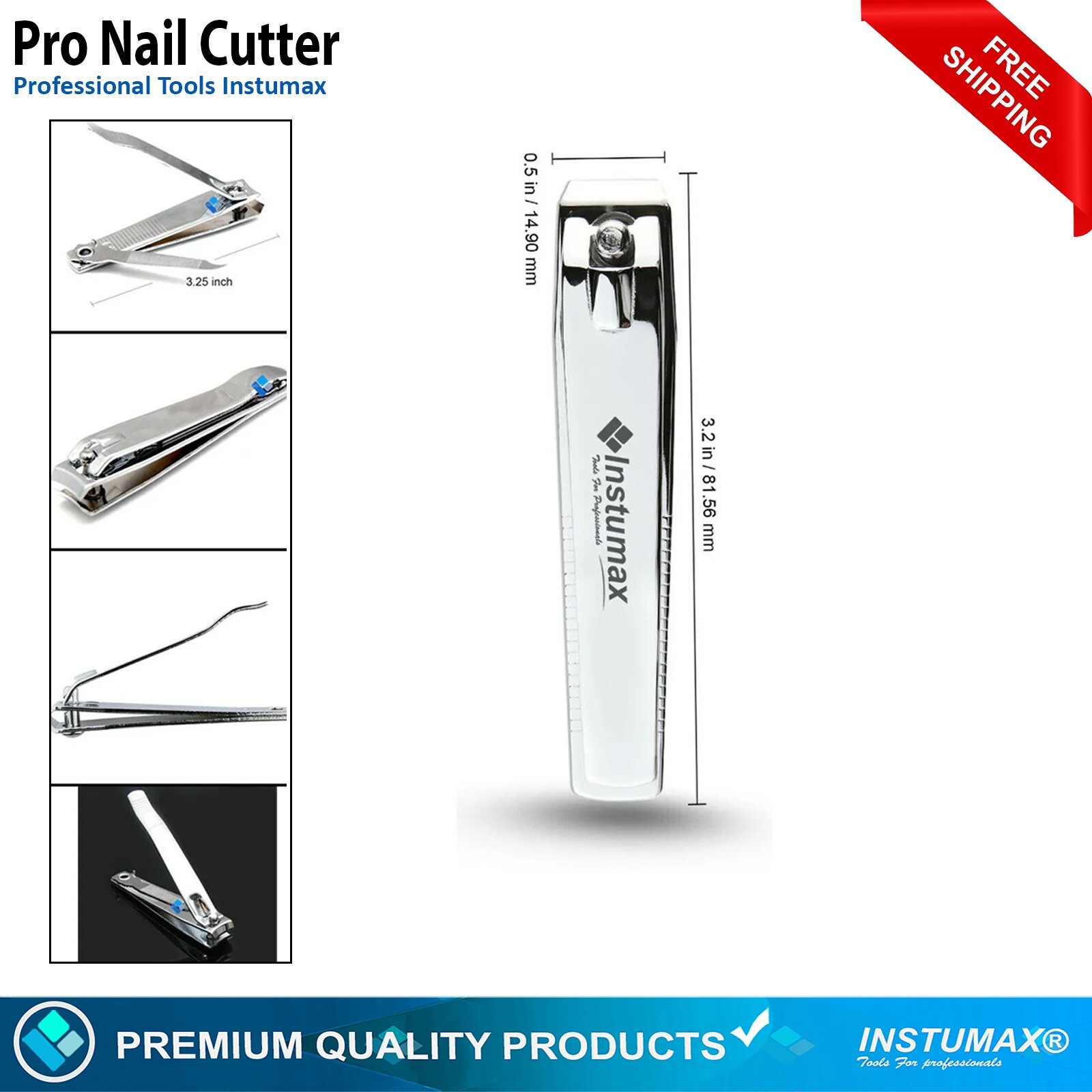 Chiropody Acrylic Tip Cutter Artificial Nail Clipper Manicure Pedicure Nail File
