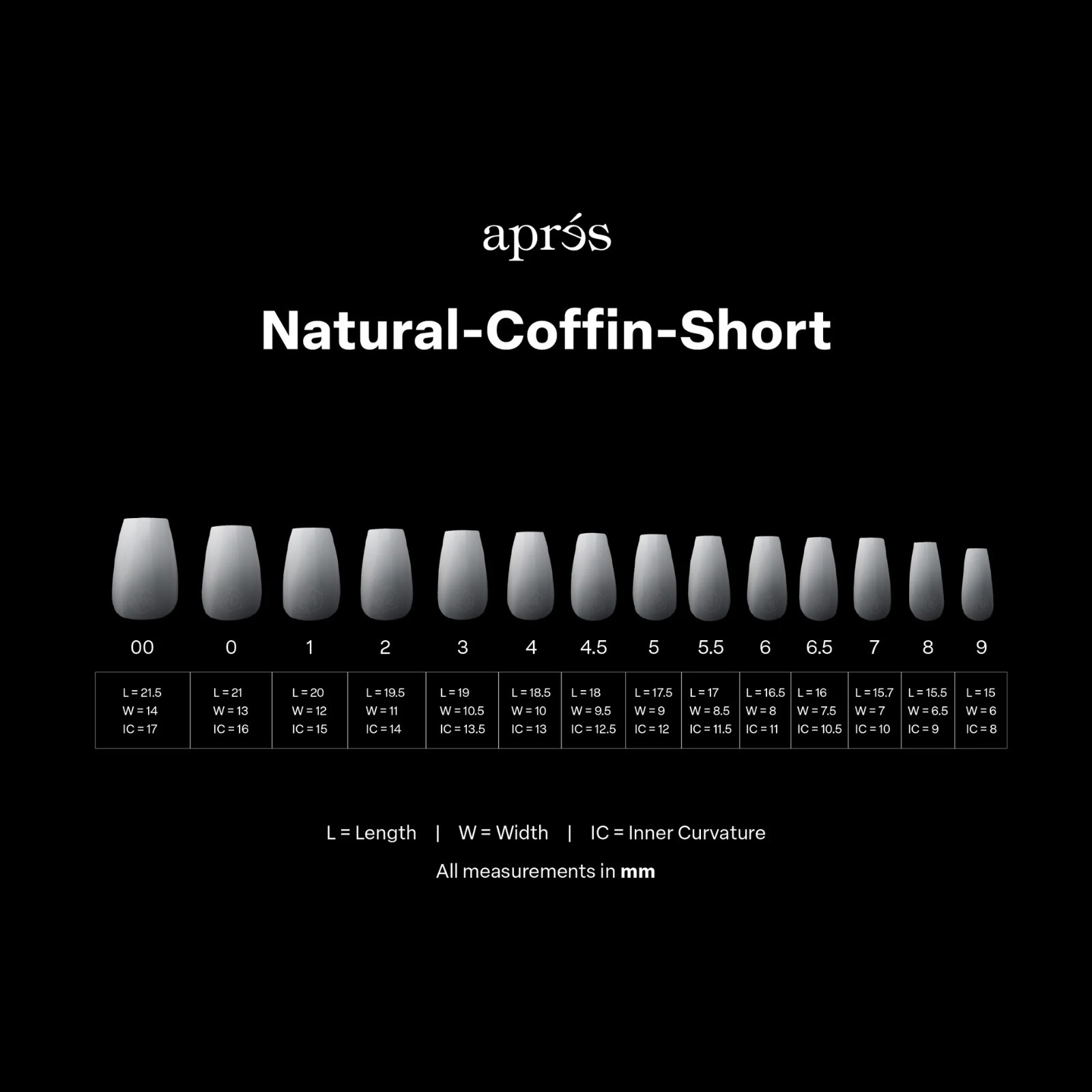 apres Gel-X Ombre Natural Coffin Short (Box of 210 Tips)