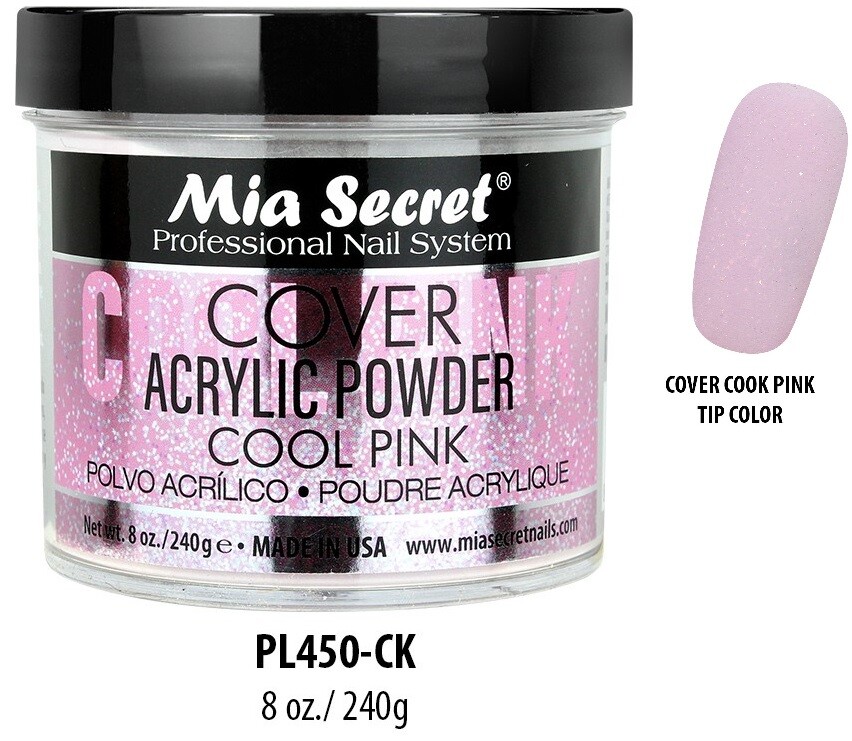 Mia Secret Professional Nail Cover COOL PINK Acrylic Powder – Choose Size
