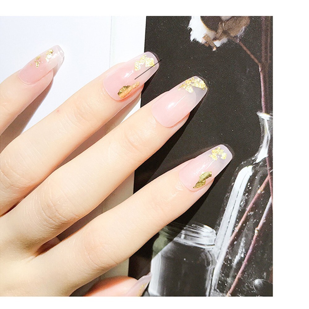 12 Grids Nail Glitter Flakes Aluminum Foil Paper Sticker For Nails Decoration