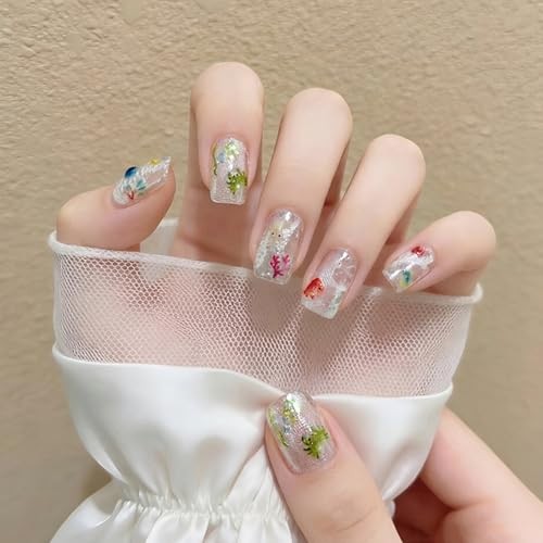 Ocean Fish Nail Stickers Self-Adhesive Cute Nail Decals Cartoon Seaweed Style 6