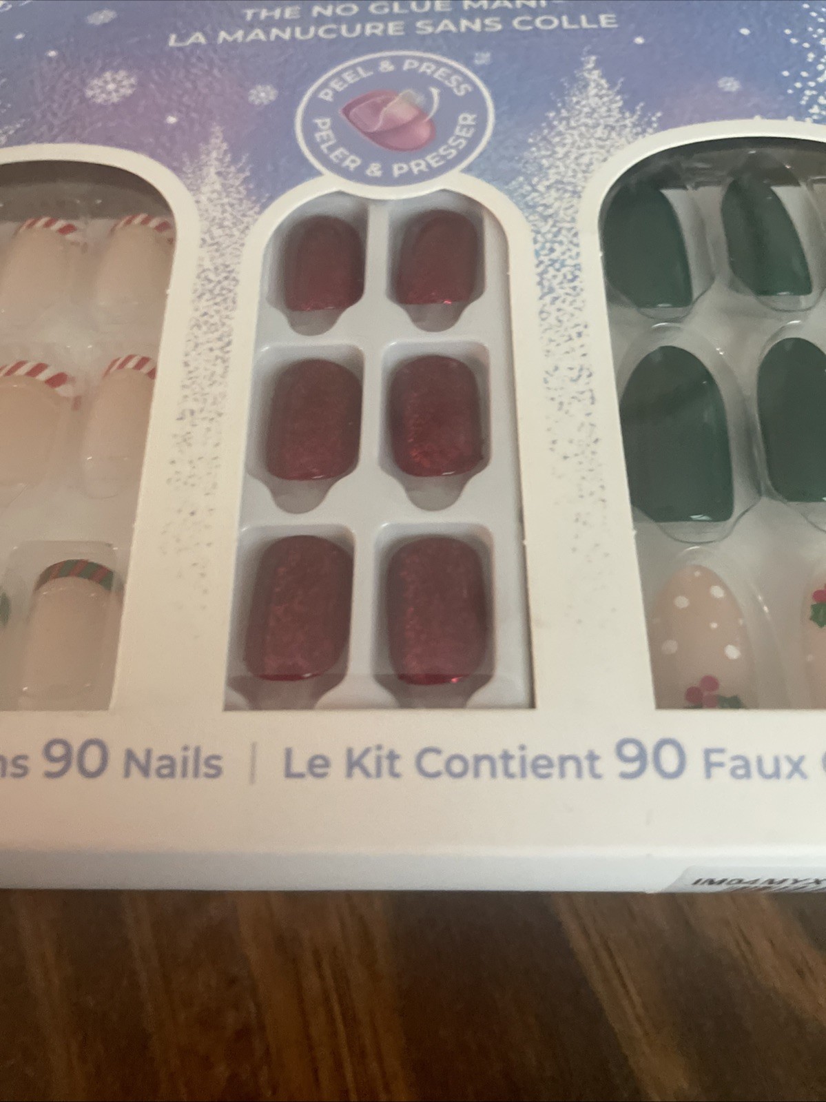 imPRESS Press on Nails Gift Set Multicolor Assorted Shapes/lengths 90 Count NEW
