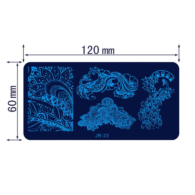 1Pc Nail Art Stamp Plate Geometric Line DIY Stamping Image Plate 6*12CM Nail Sta
