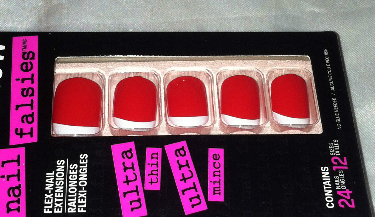 Maybelline Color Show Nail Falsies Flex-Nail Extensions * 80 KEEP IT RED * New