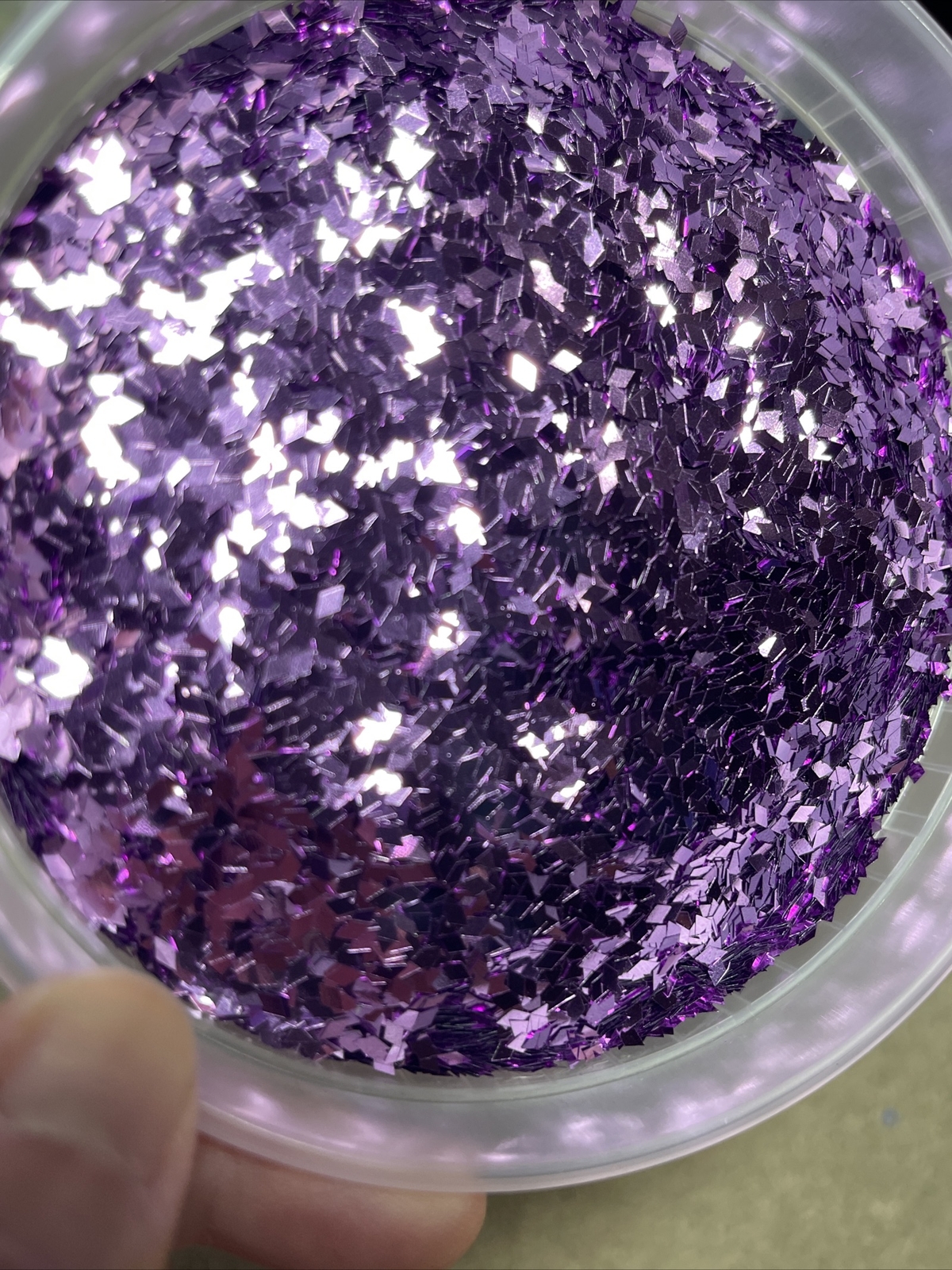 50G Solvent Resistant Metal RHOMBUS 2MM shape Glitter Nail Art Face Crafts
