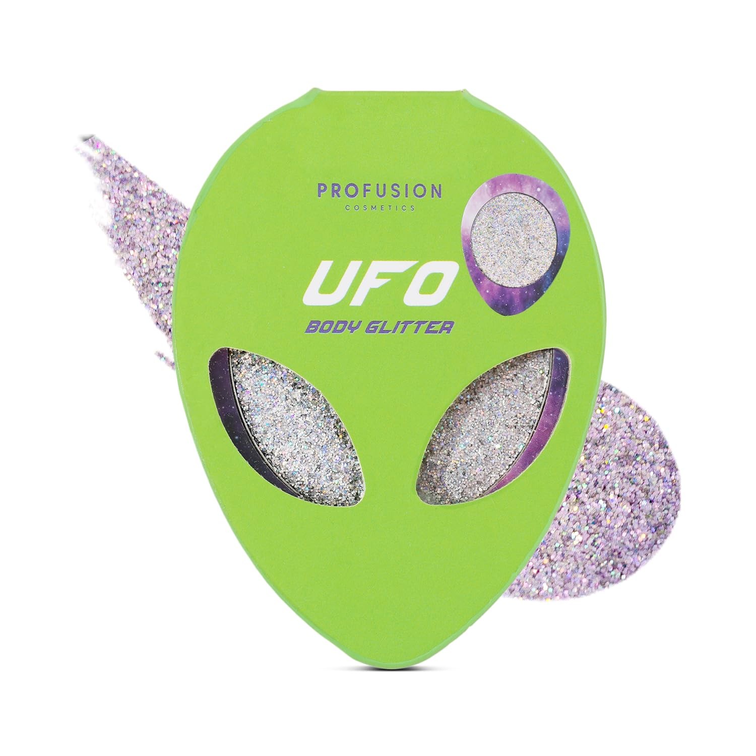 UFO Body Glitter, Chunky & Fine Pressed Glitter for Face & Body, Long-Lasting…