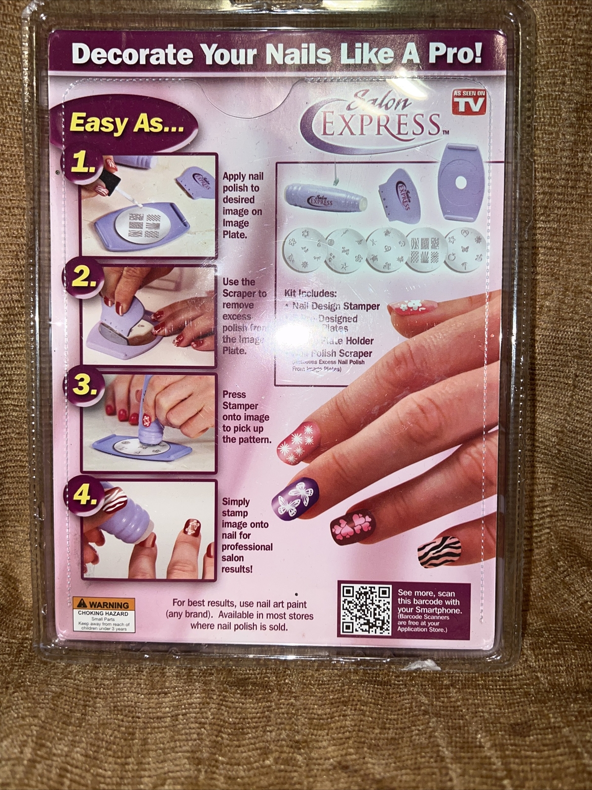 Nail stamp art kit to decorate your nails