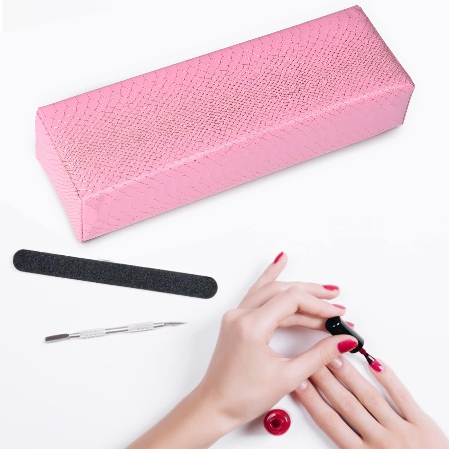 Arm Rest for Nails, Easy to Clean Nail Armrest Pillow for Acrylic Nails Sturdy