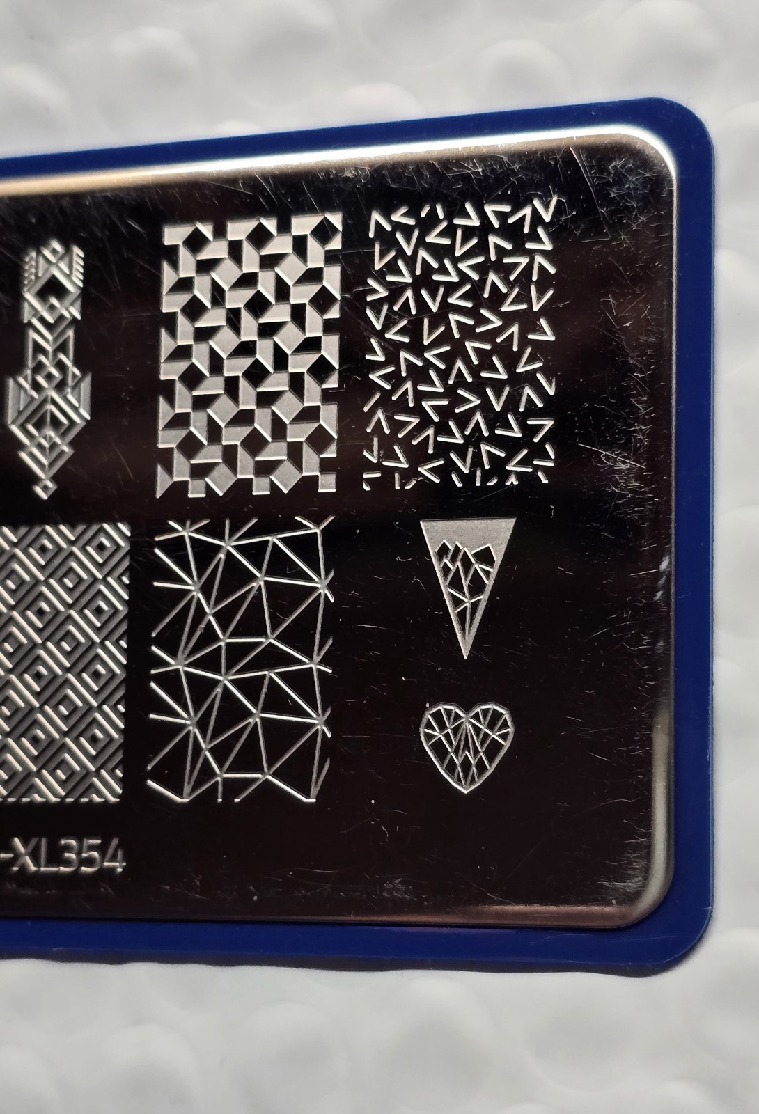 Bundle Monster Maniology Geo Trendy shapes BM-XL354 nail art stamping plate HTF