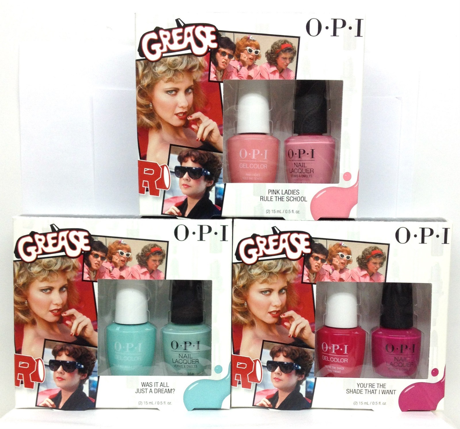Gelcolor Soak-off & NL – GREASE Collection – Pick Your Duo 0.5oz