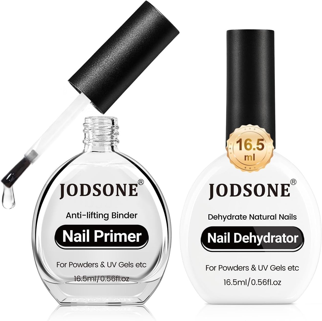 2Pcs Nail Dehydrate And Nail Primer For U V Gels Superior Bonding Professiona…