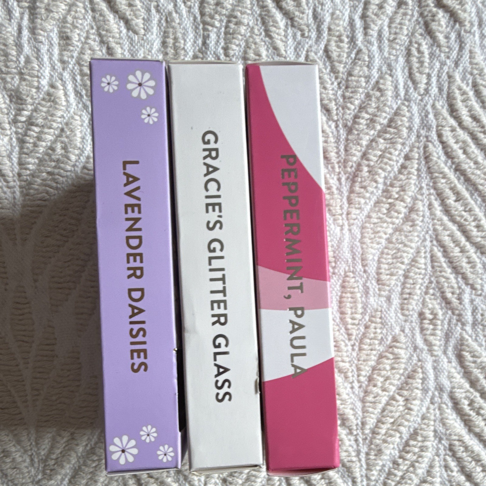 Red Aspen Nail Dashes Press-On Nails Lot of 3 Pre-Designed Glue Incl