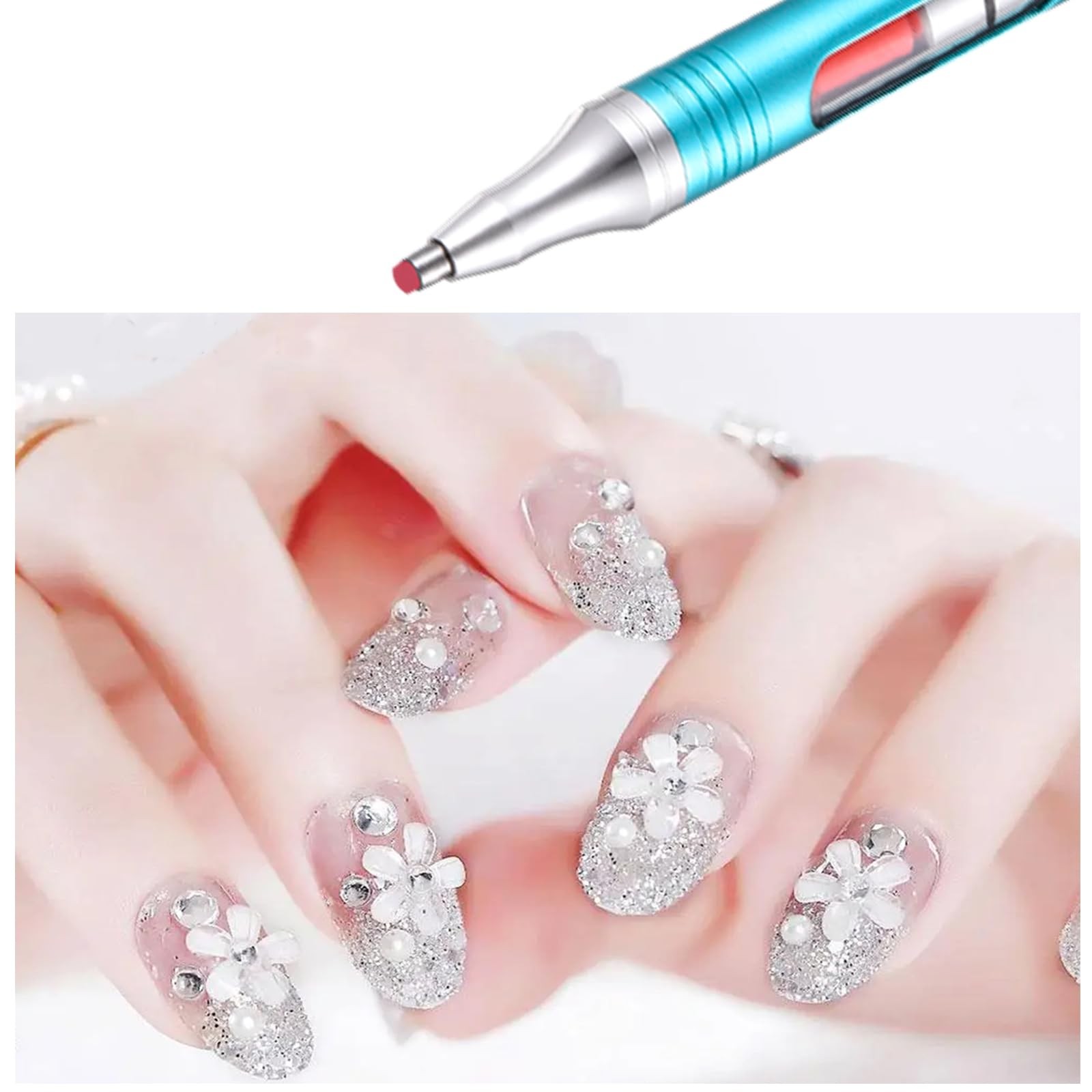 Diamond Art Pen Refillable Wax Pen for Diamond Painting, Metal 5D Diamonds Ar…