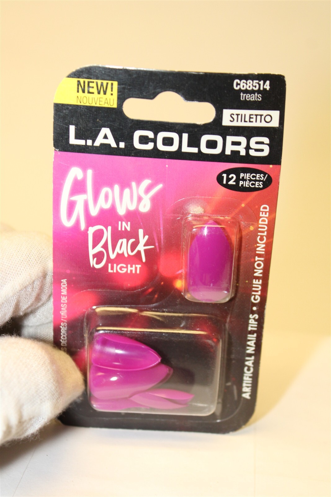 L.A. Colors / b-color NEW Assorted Colors Nail Tips Lot X 17 Includes Tattoos