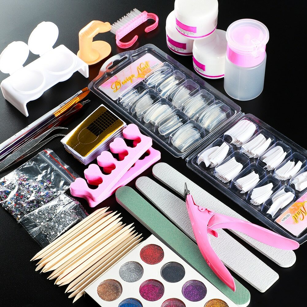 Professional Acrylic Nail Art Full Kit For Manicure