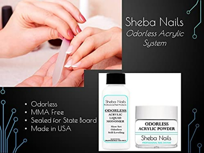 Professional Odorless Acrylic Nail Kit for State Board Exams – Easy Application