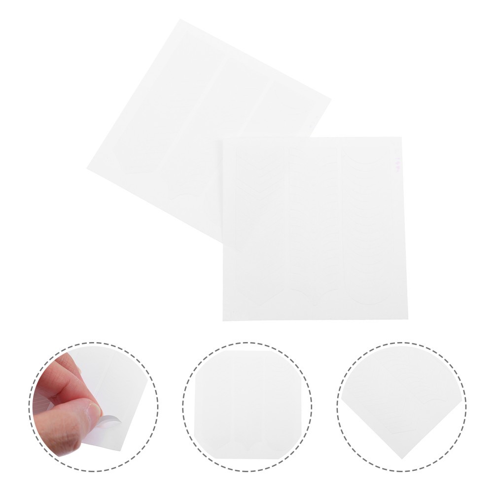 50 Sheets French Manicure Strips Nail Polish Stickers Gel Nail Art Stickers