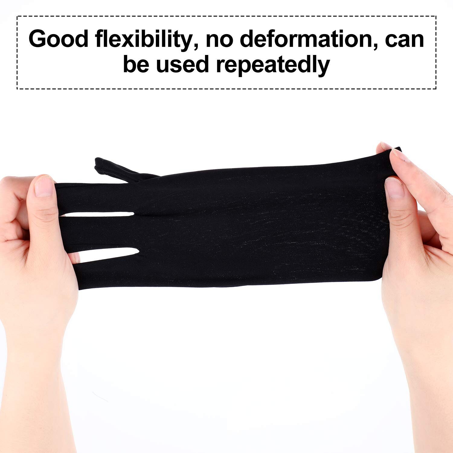 3Pairs Fingerless UV Shield Glove Gel Manicures Anti UV Protect Gloves Hands