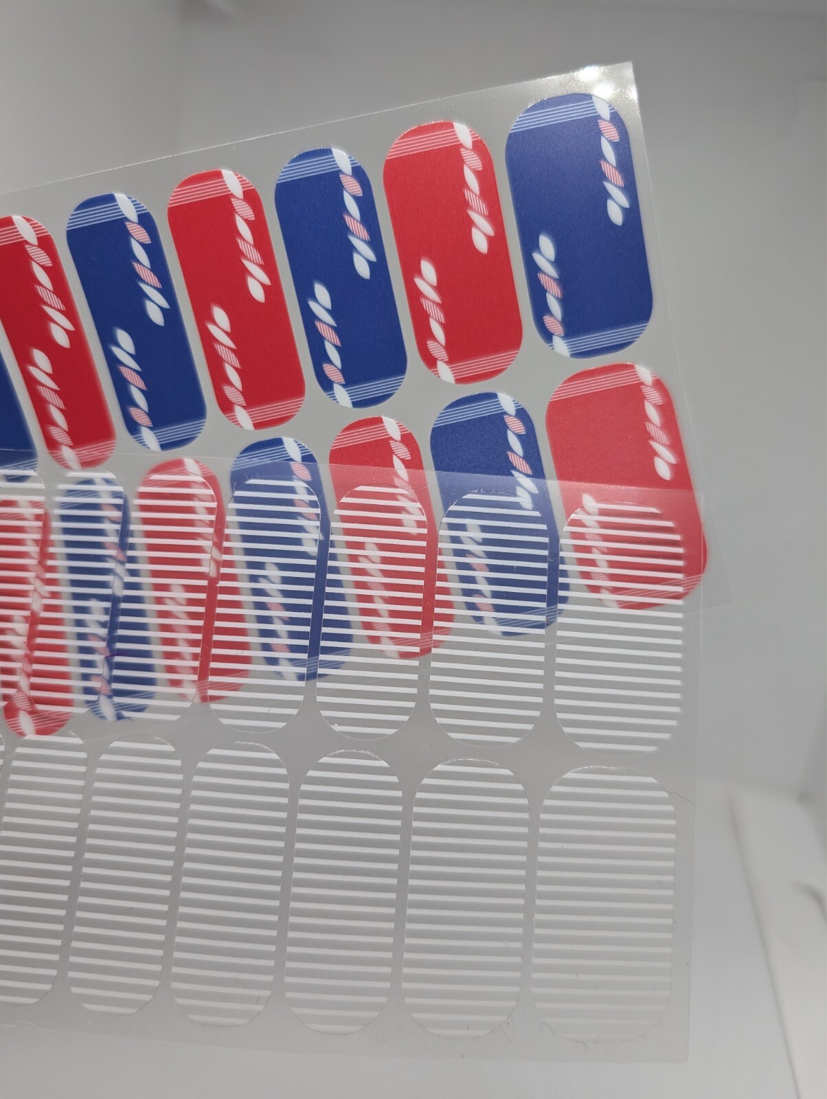Jamberry Nail Wraps Full Sheets – America Boating 4th of July Ocean – Lot of 5