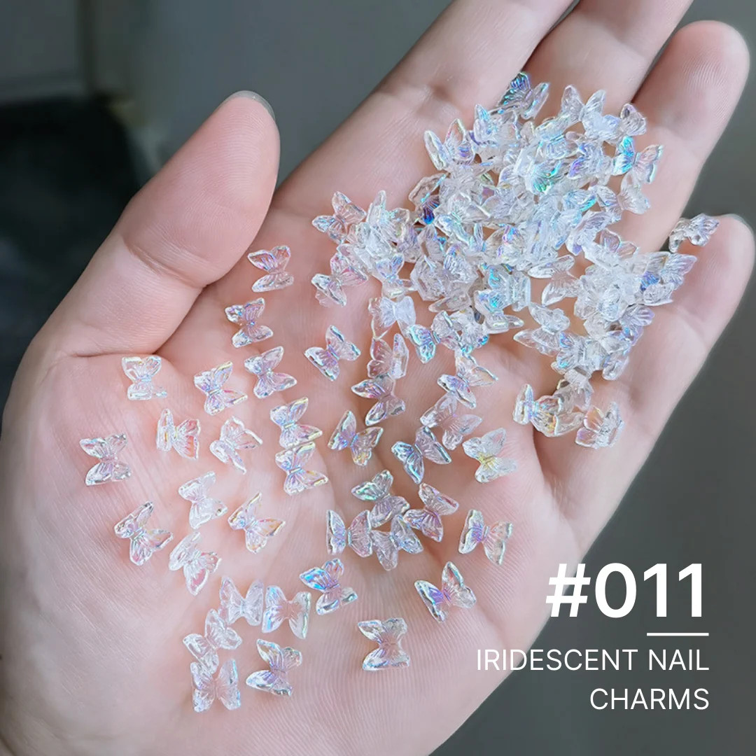 Iridescent Nail Charms