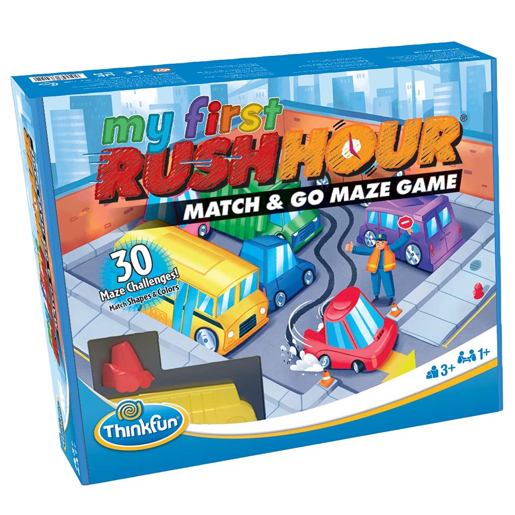 ThinkFun My First Rush Hour – Engaging Brain Game for One Size, Multicolor