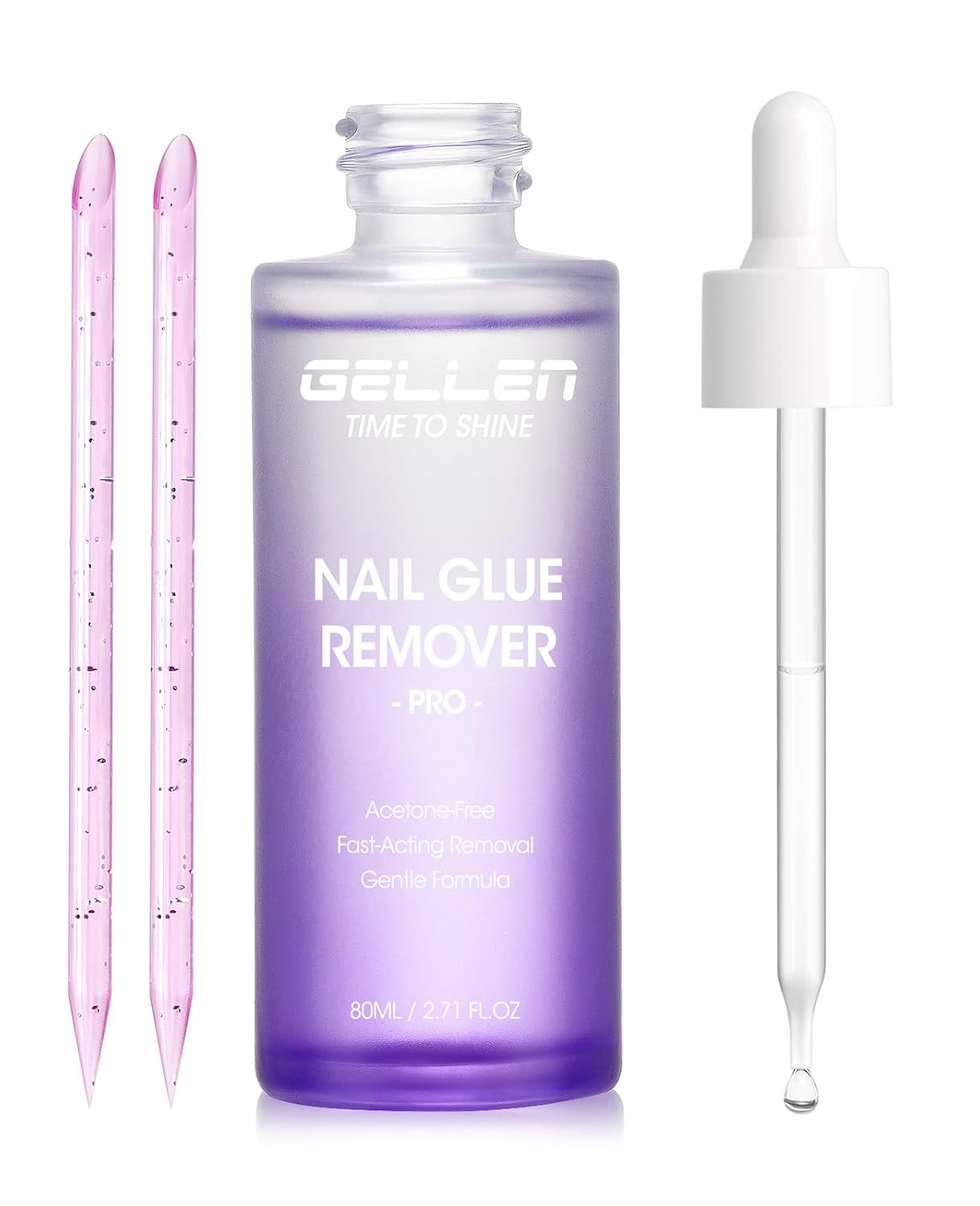 Nail Glue Remover, Non Acetone Gentle Gel Glue Off, 2.71 Fl.Oz | Press on Nail R